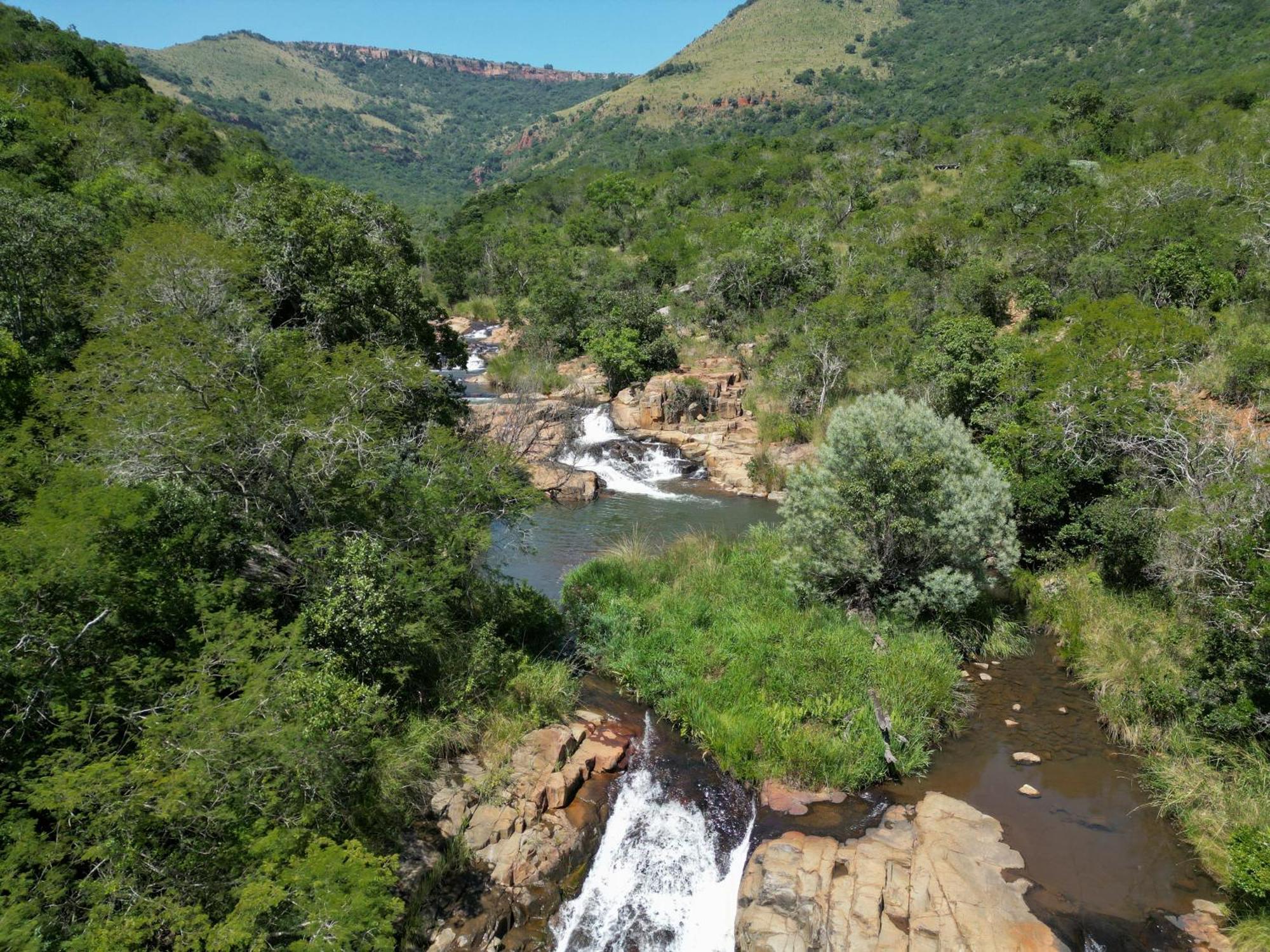 Rocky Drift Private Nature Reserve Waterval Boven Esterno foto